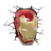3D Iron Man Mask Light