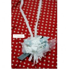 Dot Necklace (blue)