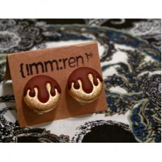 brown chocolate ear ring