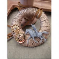 round grass horse rider