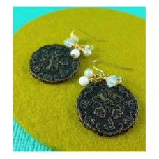 Oriental Clouds Hook Earrings 