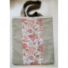 杏色棉布橙花 Tote Bag